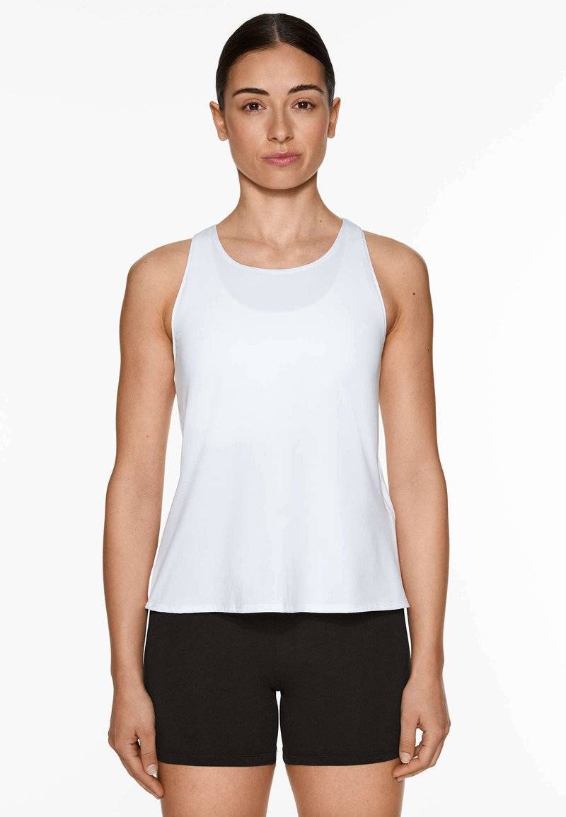 OYSHO OYSHO COMFORTLUX CROSS BACK - Top - white