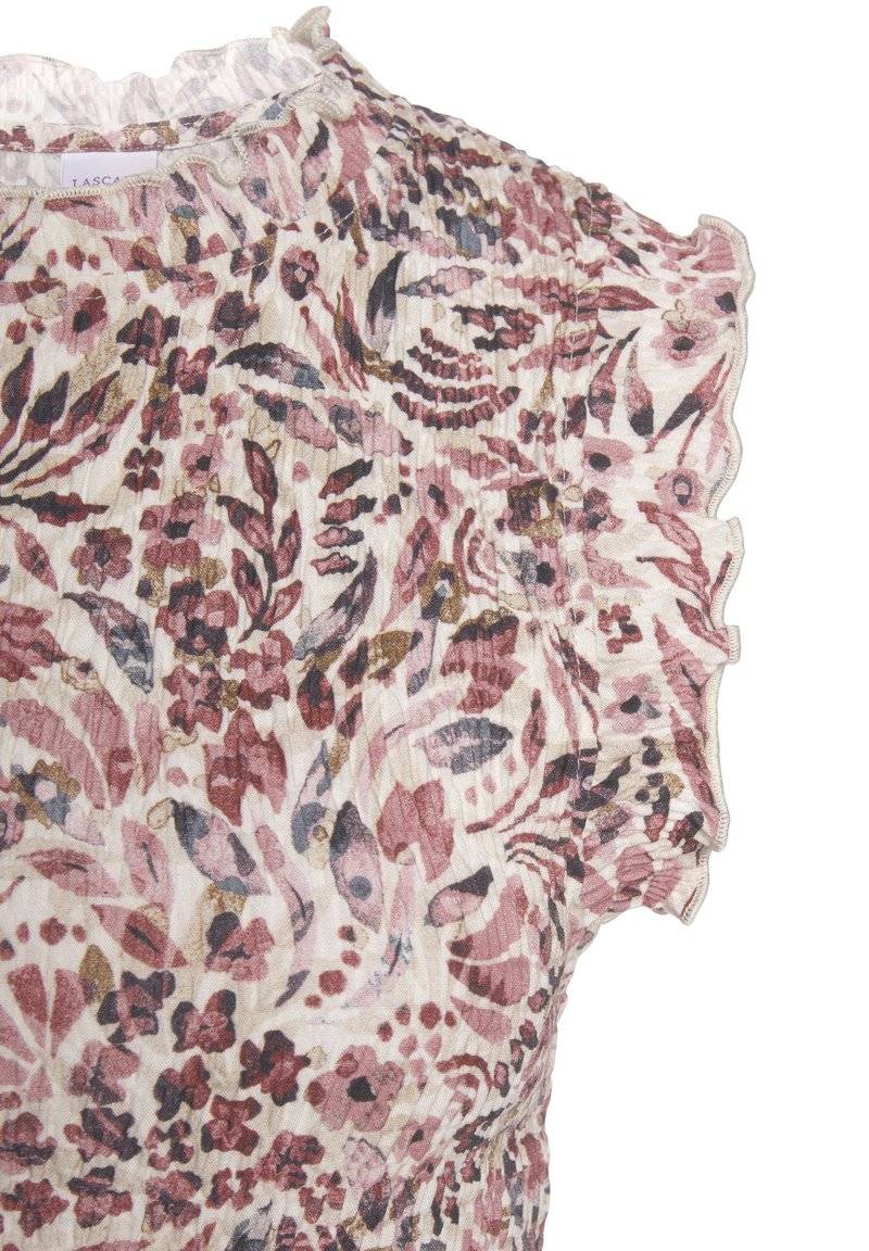 Vivance Vivance Top - creme mauve bedruckt Auslauf