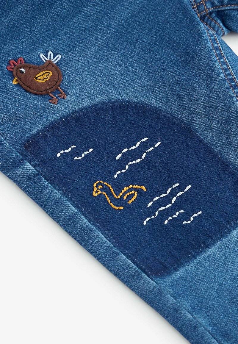 Next Next REGULAR FIT - Jeans Tapered Fit - mid blue farmyard Verkauf