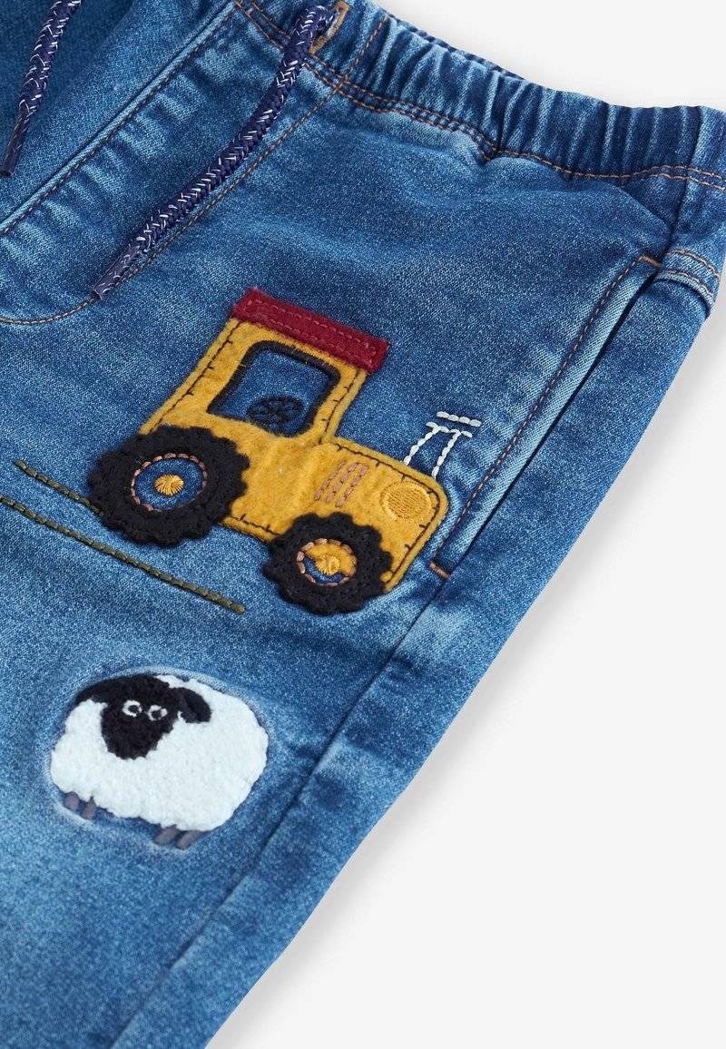 Next Next REGULAR FIT - Jeans Tapered Fit - mid blue farmyard Verkauf