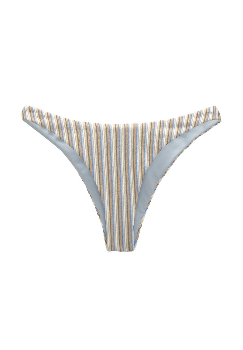 PULL&BEAR PULL&BEAR STRIPED - Bikini bottoms - blue Günstiger Verkauf