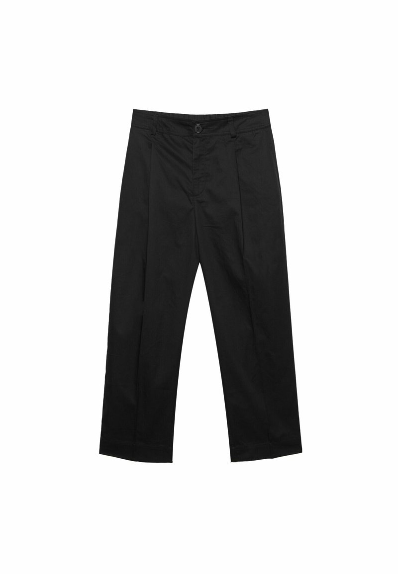 Stradivarius Stradivarius CARROT WITH DARTS DETAIL - Trousers - black Rabatt