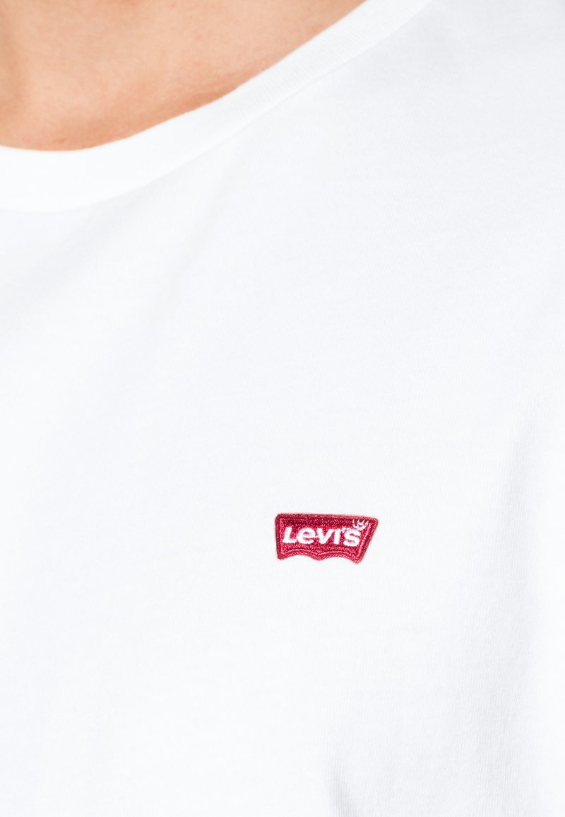 Levi's® Levi's® ORIGINAL TEE - Print T-shirt - white Großer Ausverkauf