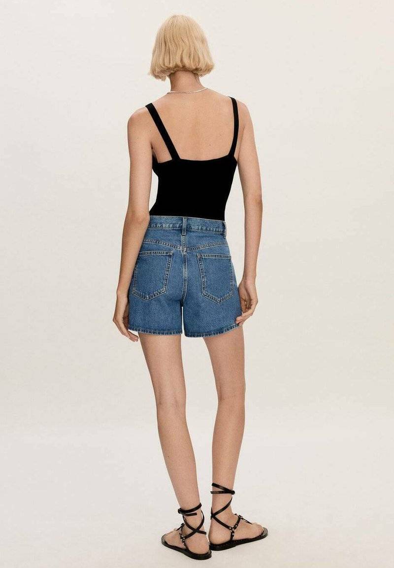 Mango Mango ZOE - Denim shorts - bleu moyen Flash Sale