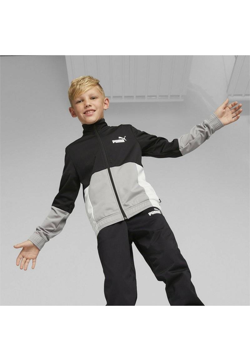 Puma Puma COLORBLOCK SUIT UNISEX SET - Tracksuit - black Osterangebot