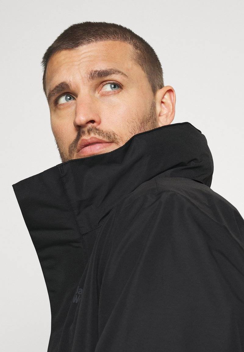 Jack Wolfskin Jack Wolfskin STORMY POINT - Hardshell jacket - black Vatertagsangebot
