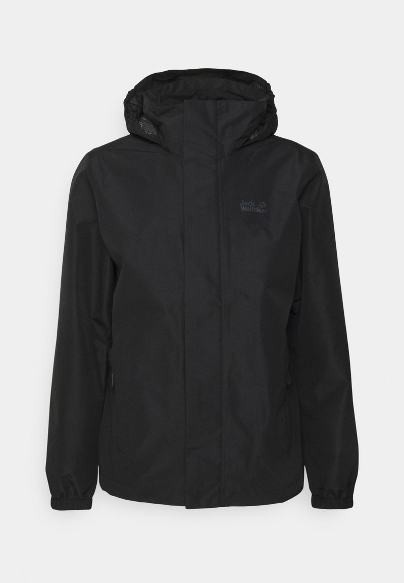 Jack Wolfskin Jack Wolfskin STORMY POINT - Hardshell jacket - black Vatertagsangebot