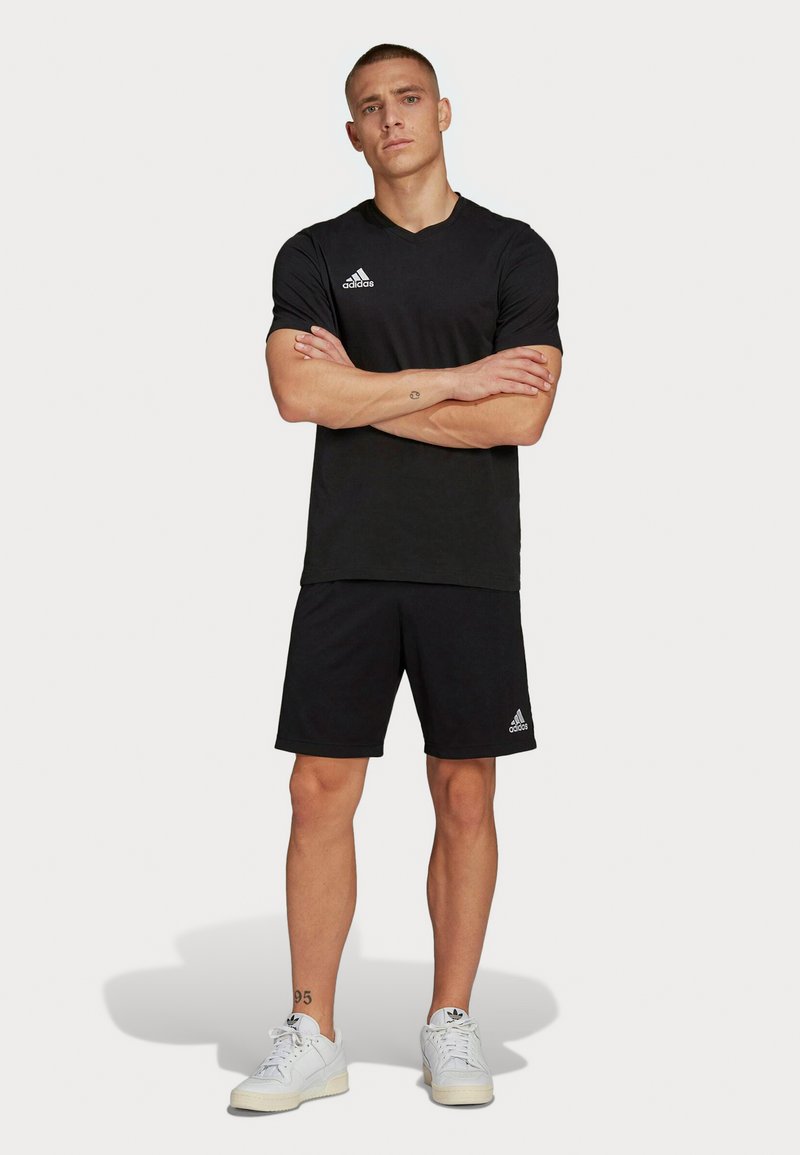 adidas Performance adidas Performance ENTRADA TEE - Print T-shirt - black Im Verkauf