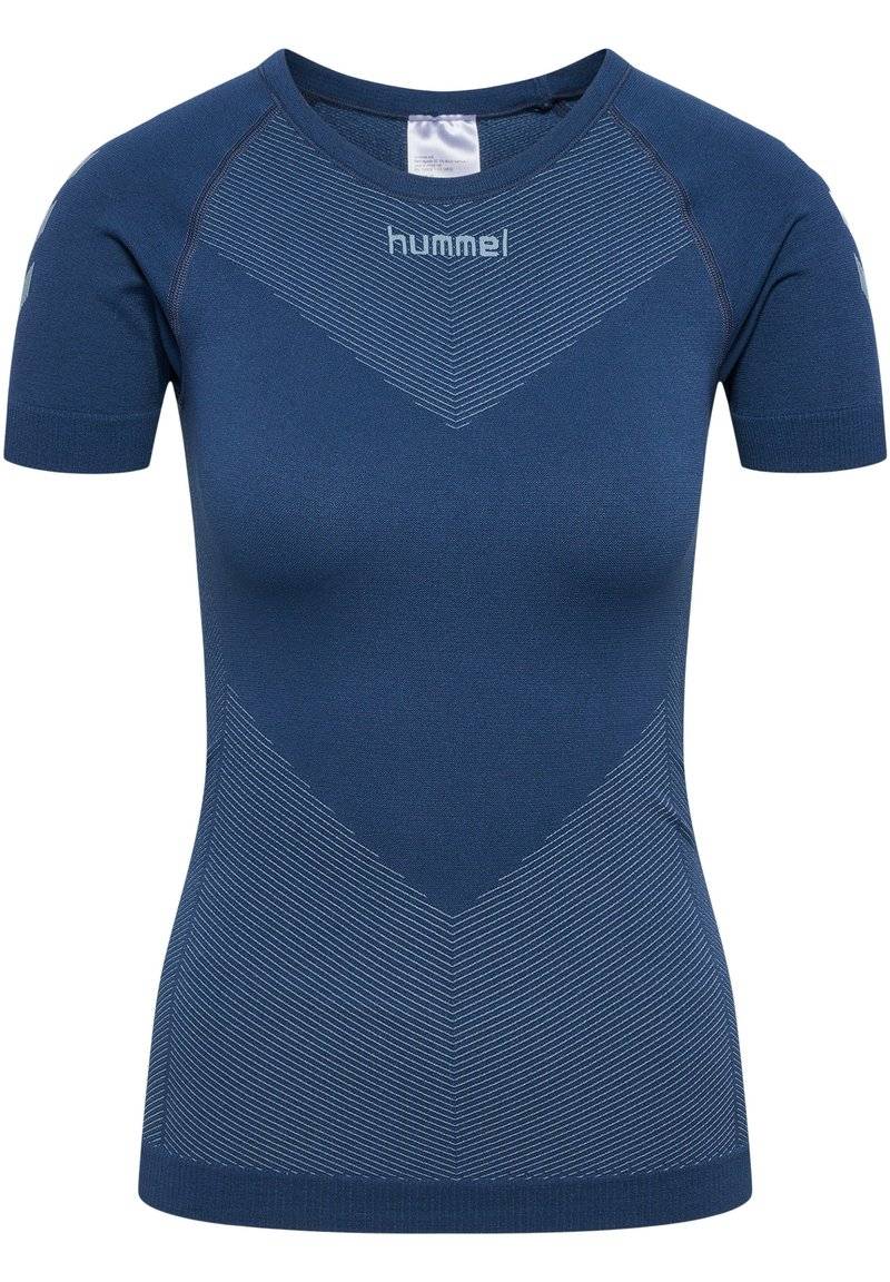Hummel Hummel FIRST SEAMLESS - Sports T-shirt - vintage indigo Rabatte dieses Monats