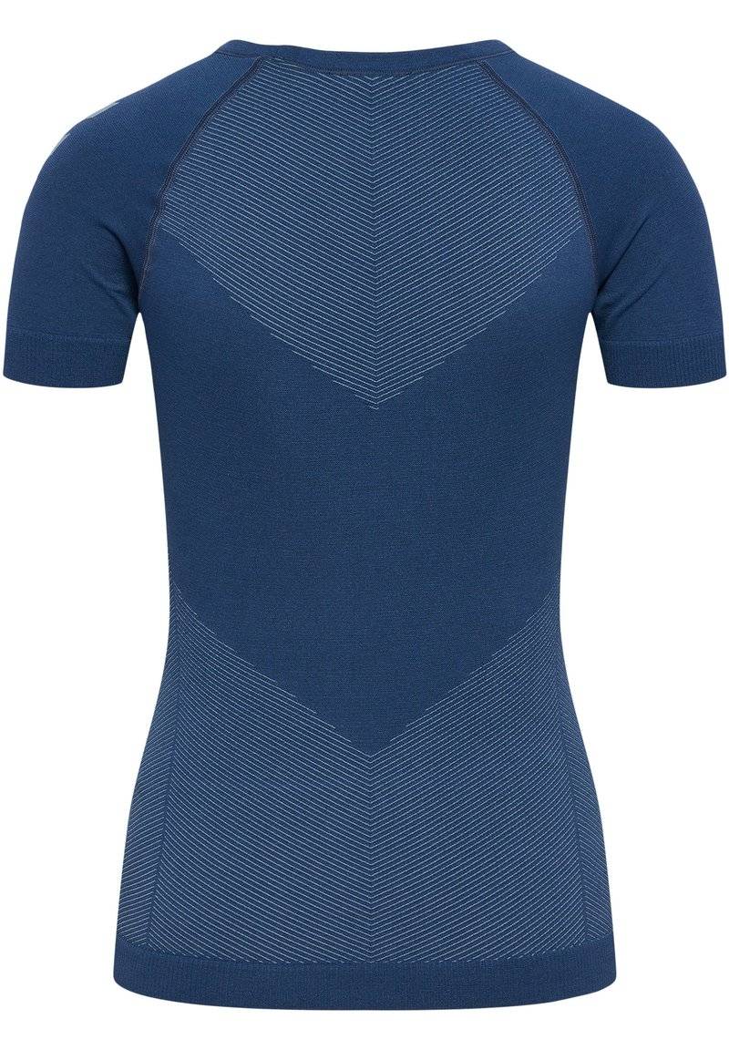 Hummel Hummel FIRST SEAMLESS - Sports T-shirt - vintage indigo Rabatte dieses Monats