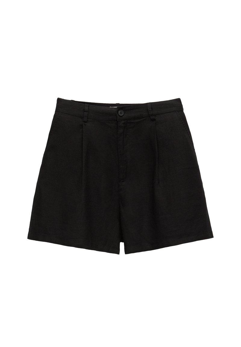 PULL&BEAR PULL&BEAR RUSTIC - BERMUDA - Shorts - black Saisonschlussverkauf