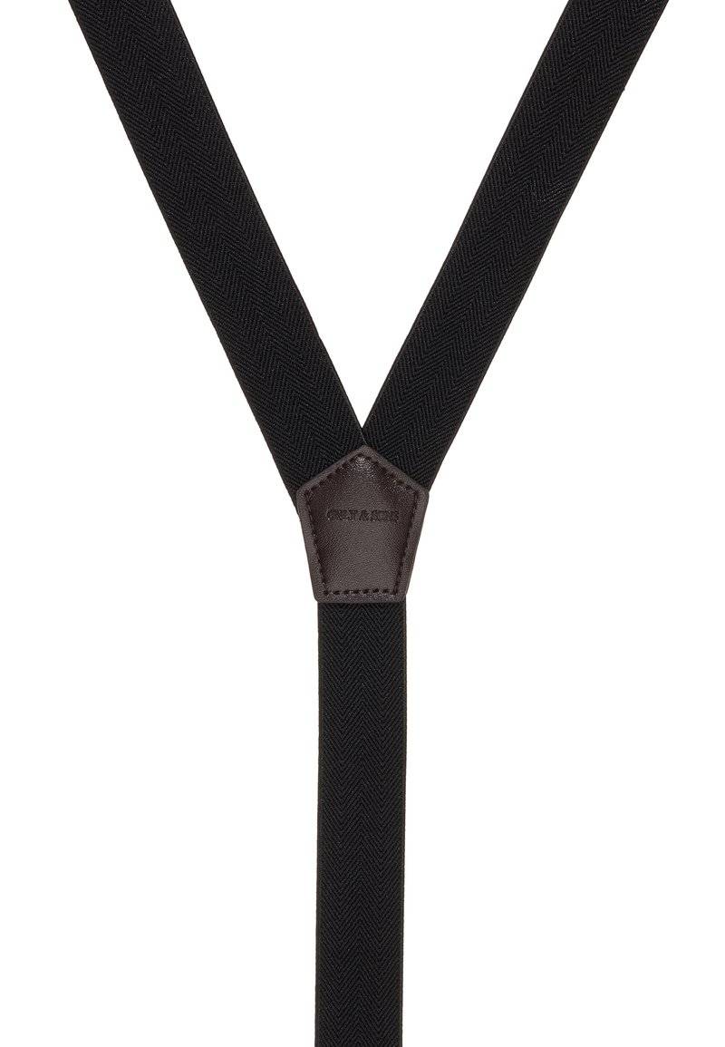 Only & Sons Only & Sons ONSBOWTIE SUSPENDER UNISEX SET - Bow tie - black Jubiläumsangebot