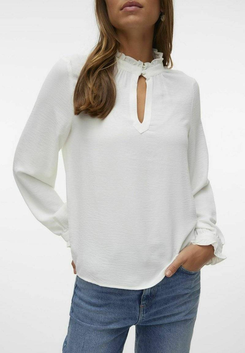 Vero Moda Vero Moda Blouse - snow white Heißer Verkauf