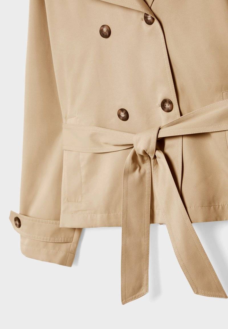 Stradivarius Stradivarius WITH BELT - Summer jacket - beige Top Angebot