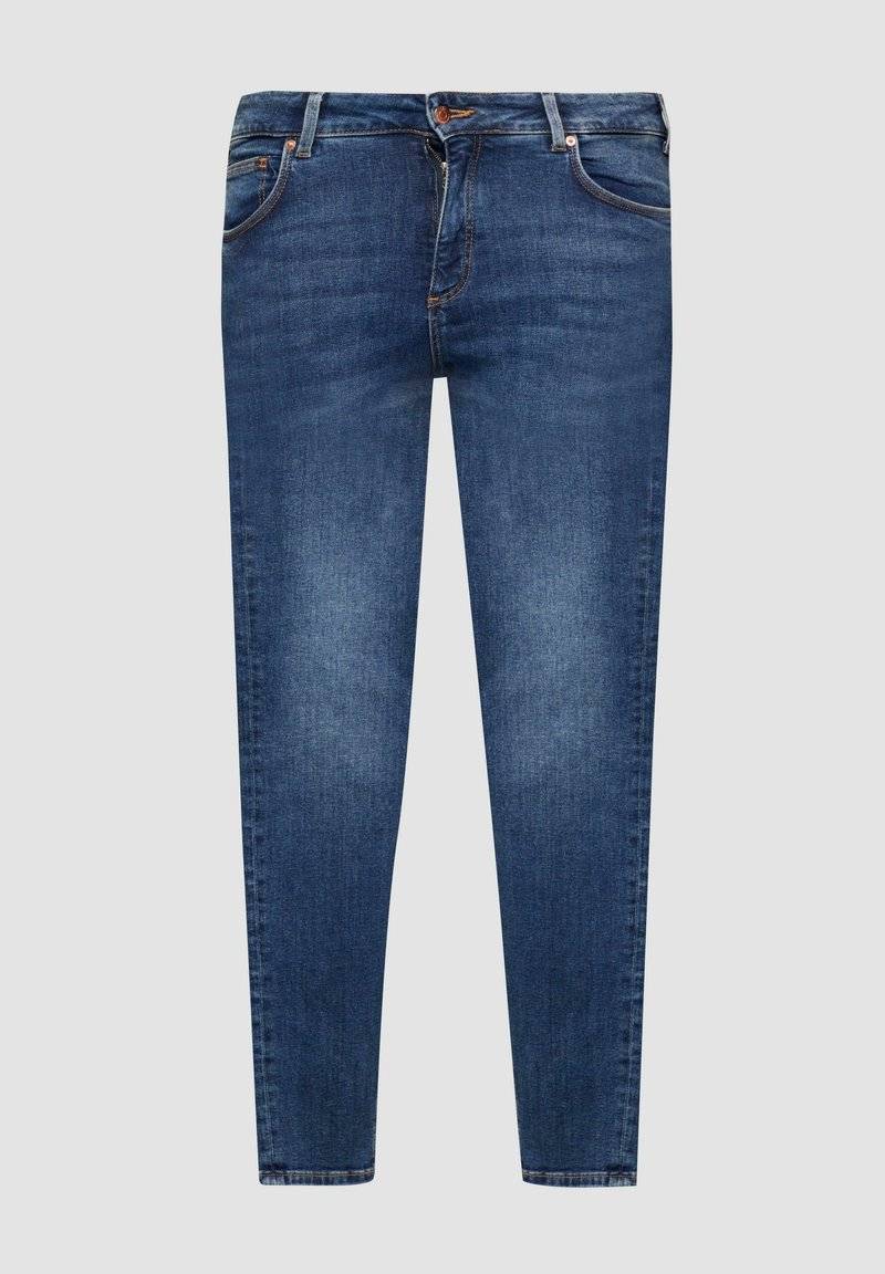 QS QS CURVY MID - Slim fit jeans - blau Exklusive Angebote