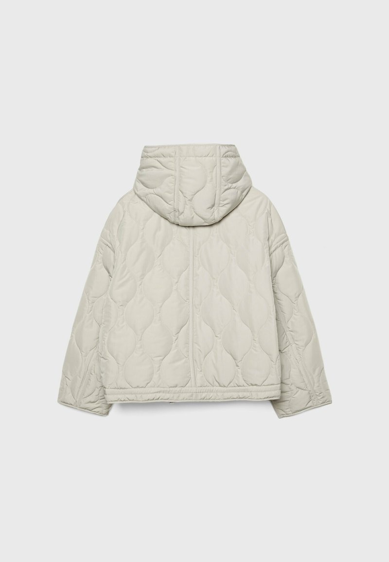 Stradivarius Stradivarius PUFFER - Winter jacket - white Saisonale Angebote