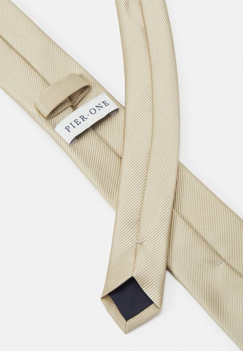 Pier One Pier One Tie - beige Sonderangebote