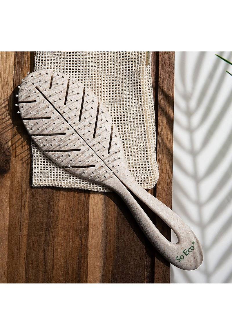 So Eco So Eco SO ECO BIODEGRADABLE DETANGLING LEAF BRUSH - Brush - stone Nur für heute