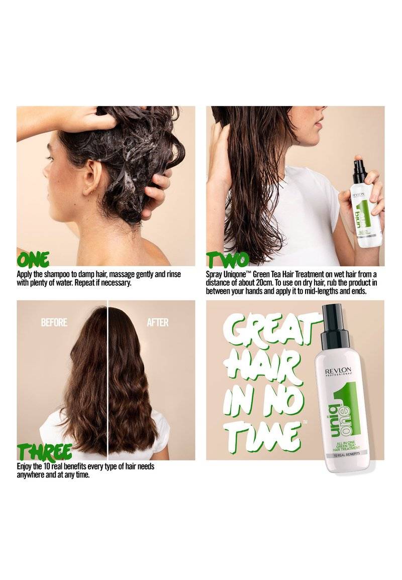 Revlon Professional Revlon Professional UNIQONE™ ALL IN ONE HAIR TREATMENT 10 REAL BENEFITS, GREEN TEA - Hair treatment Discount Store für neue Produkte