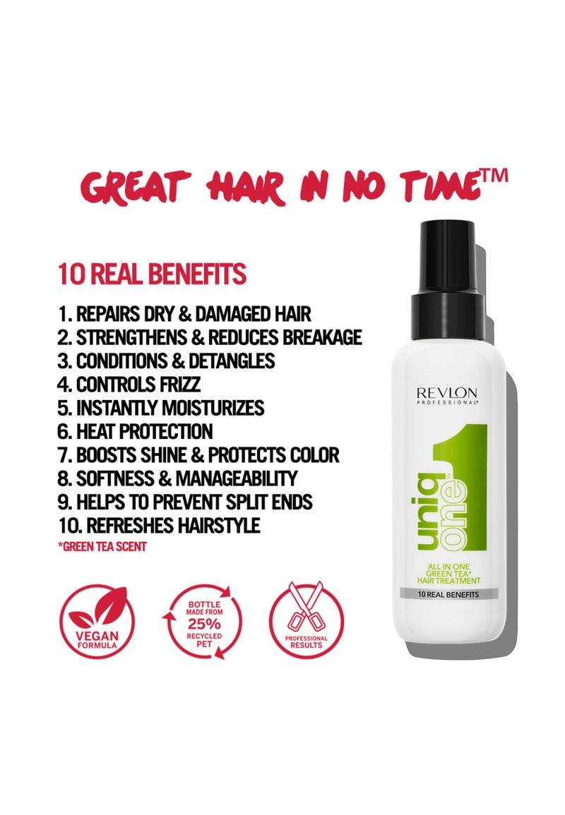 Revlon Professional Revlon Professional UNIQONE™ ALL IN ONE HAIR TREATMENT 10 REAL BENEFITS, GREEN TEA - Hair treatment Discount Store für neue Produkte