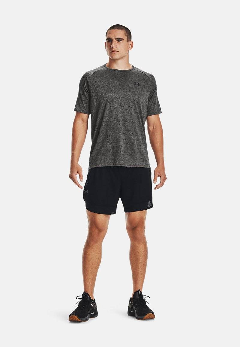 Under Armour Under Armour TECH TEE - Sports T-shirt - carbon heather Saisonschlussverkauf