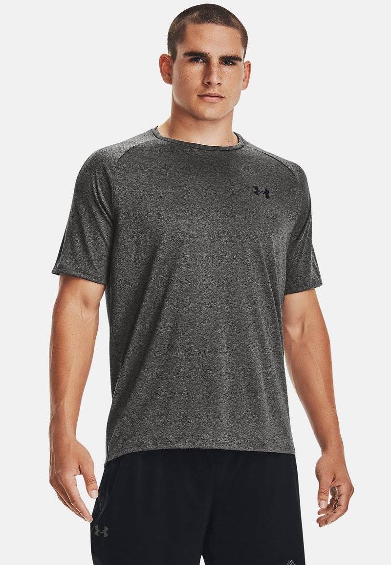 Under Armour Under Armour TECH TEE - Sports T-shirt - carbon heather Saisonschlussverkauf