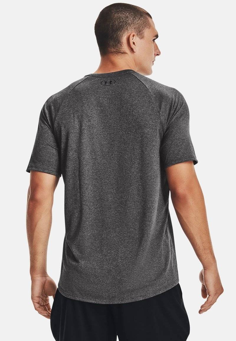 Under Armour Under Armour TECH TEE - Sports T-shirt - carbon heather Saisonschlussverkauf