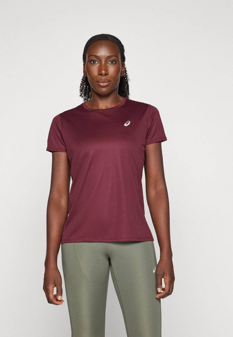 ASICS ASICS CORE TOP - Sports T-shirt - deep mars Valentinstagsangebot