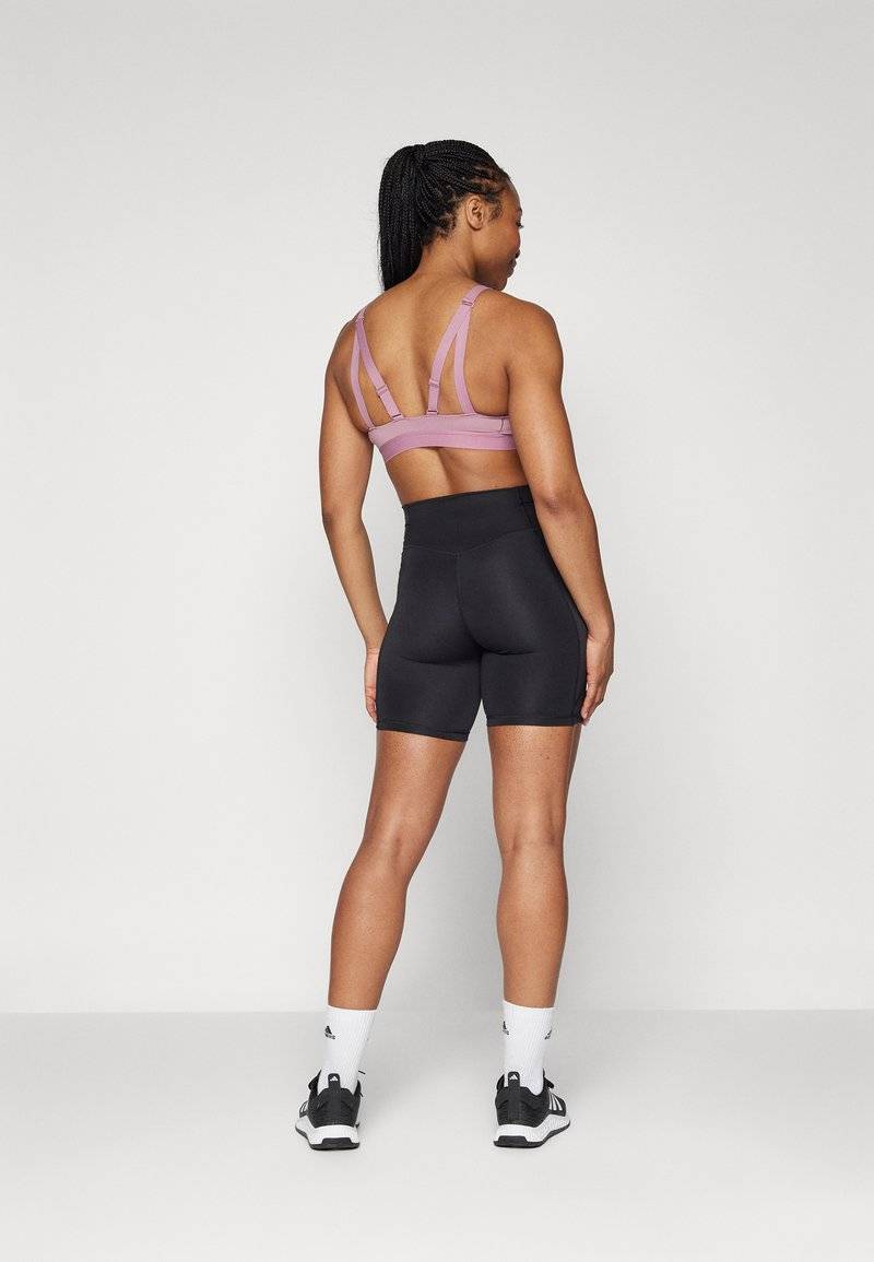 adidas Performance adidas Performance OPTIME ESSENTIALS STASH POCKET SHORT - Leggings - black Große Rabatte