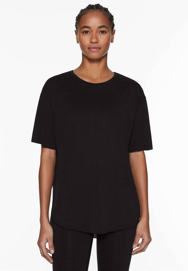 OYSHO OYSHO MODAL - Basic T-shirt - black Sonderangebote