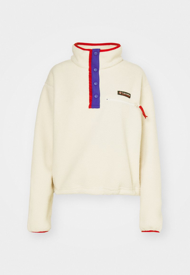 Columbia Columbia HELVETIA™ CROPPED HALF SNAP - Fleece jumper - chalk Wochenangebot