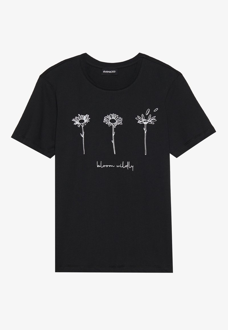 Even&Odd Even&Odd Print T-shirt - black Letzte 3 Tage
