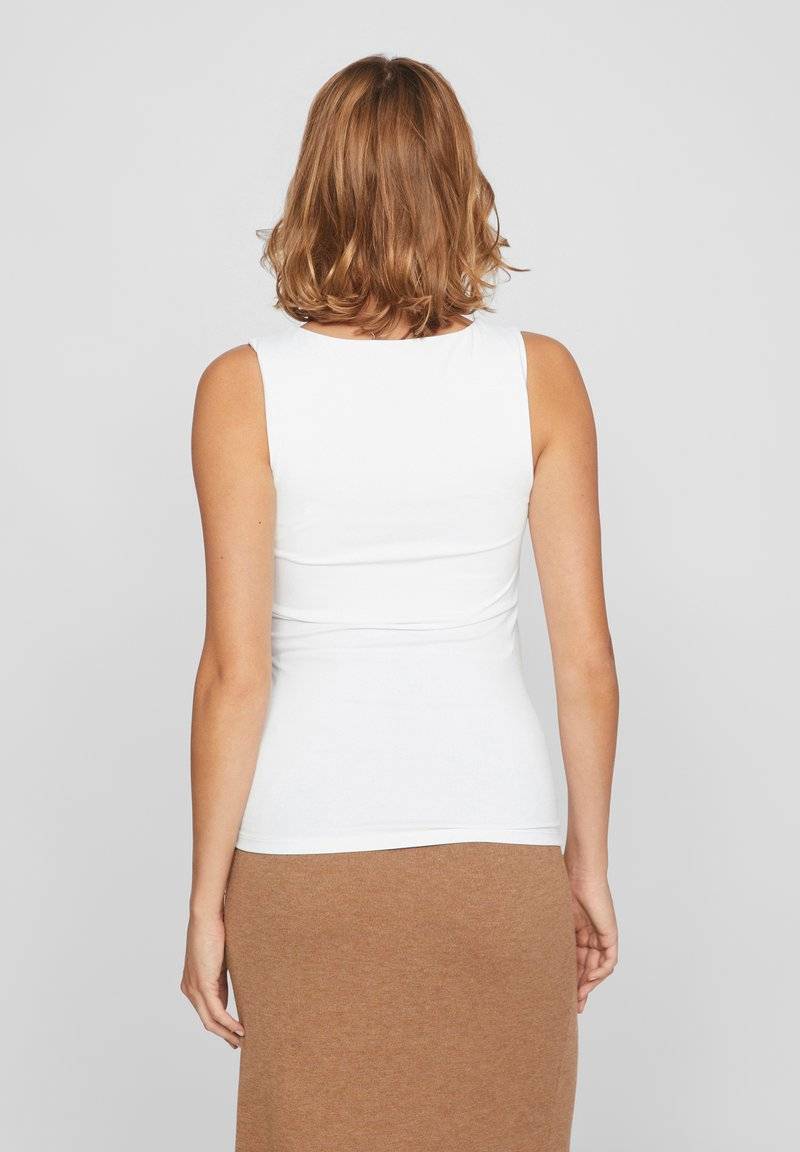 VILA VILA VIKENZA U-NECK TANK NOOS - Top - optical snow Letzte 2 Tage
