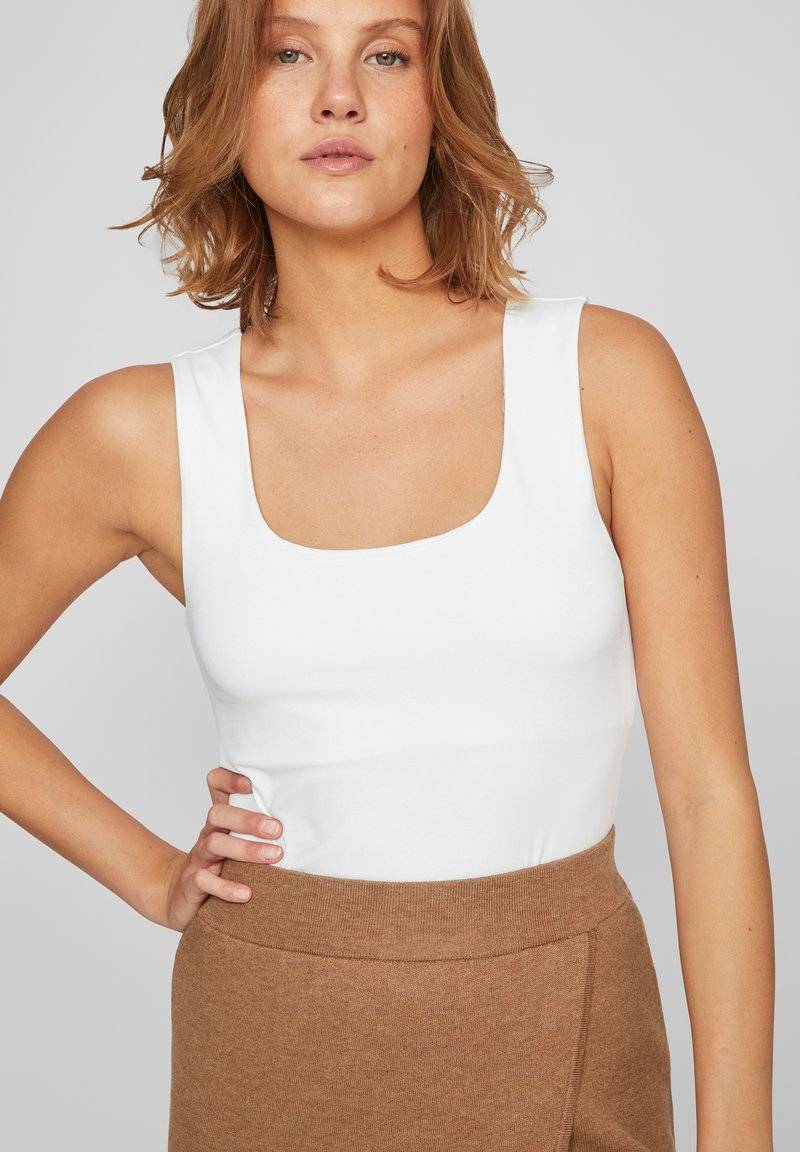 VILA VILA VIKENZA U-NECK TANK NOOS - Top - optical snow Letzte 2 Tage