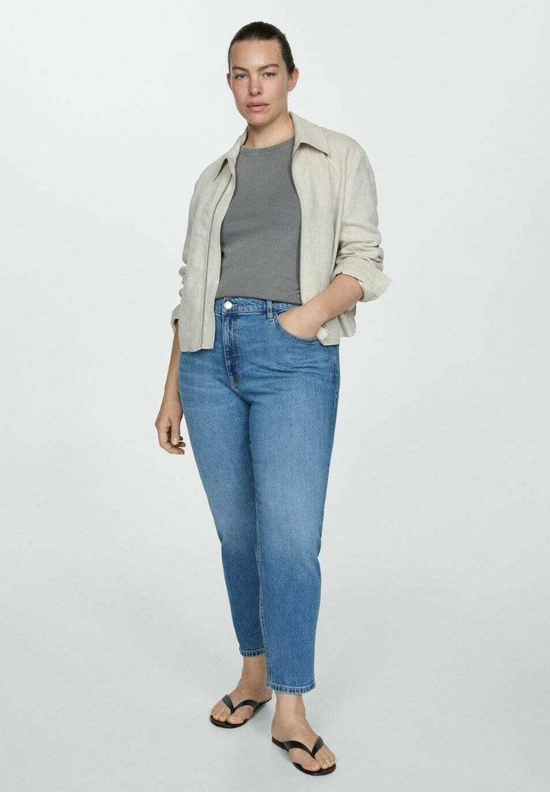 Mango Mango Relaxed fit jeans - medium blue Bis zu 65% Rabatt