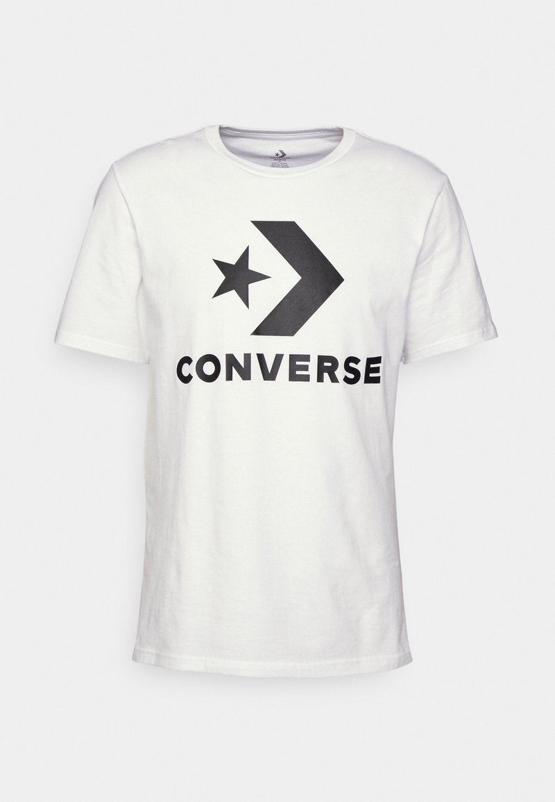 Converse Converse GO TO STAR CHEVRON TEE UNISEX - Print T-shirt - white Nur für heute