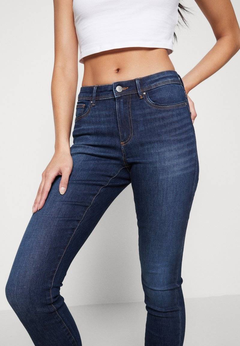 ONLY ONLY ONLWAUW - Jeans Skinny Fit - dark blue denim Discount Store für neue Produkte