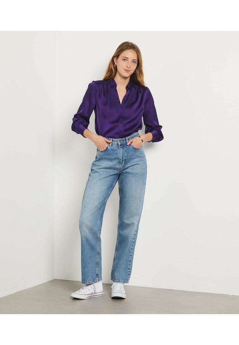 Etam Etam EOLYA - Button-down blouse - violet Nur noch ein Tag übrig