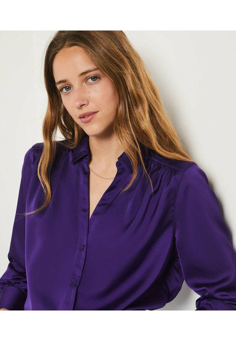 Etam Etam EOLYA - Button-down blouse - violet Nur noch ein Tag übrig