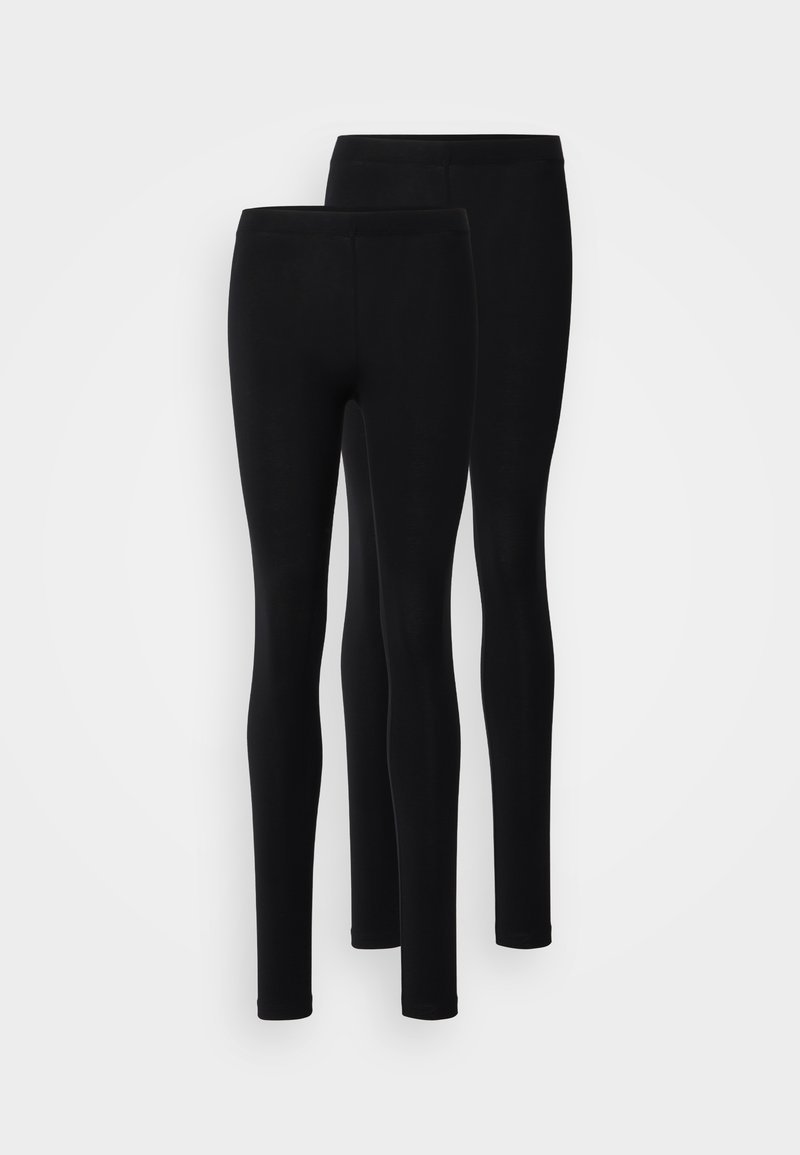 Even&Odd Even&Odd 2 PACK - Leggings - Trousers - black Riesige Rabatte