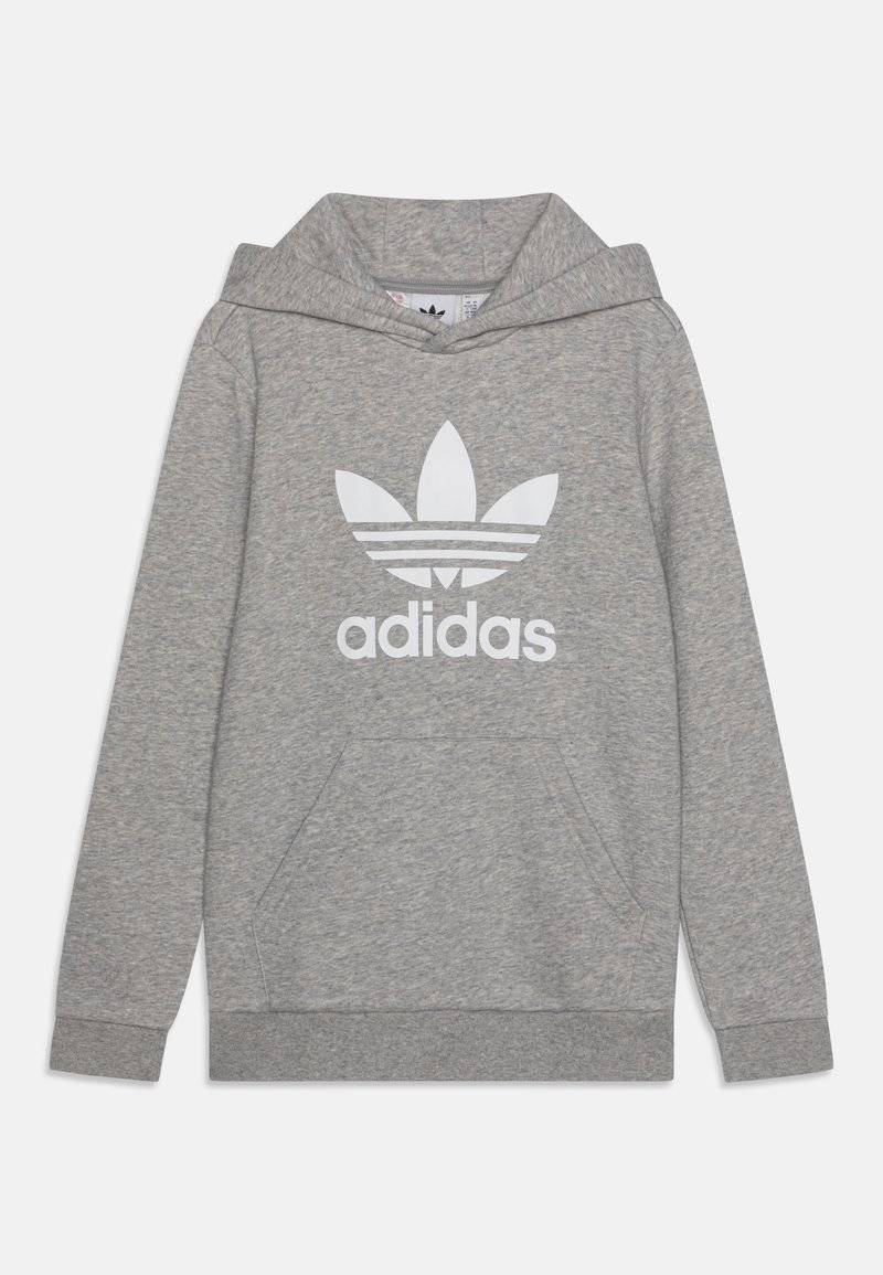 adidas Originals adidas Originals TREFOIL KIDS - Hoodie - medium grey heather Im Verkauf