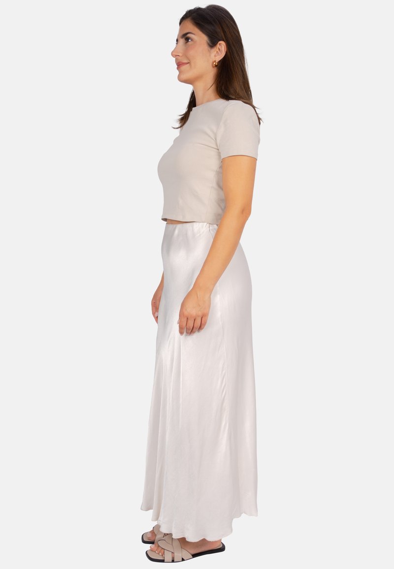 Seasons of April Seasons of April LILLY - Maxi skirt - creme Rabatte dieses Monats
