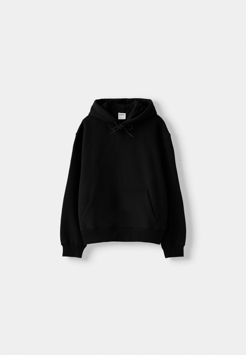Bershka Bershka Hoodie - black denim JETZT KAUFEN