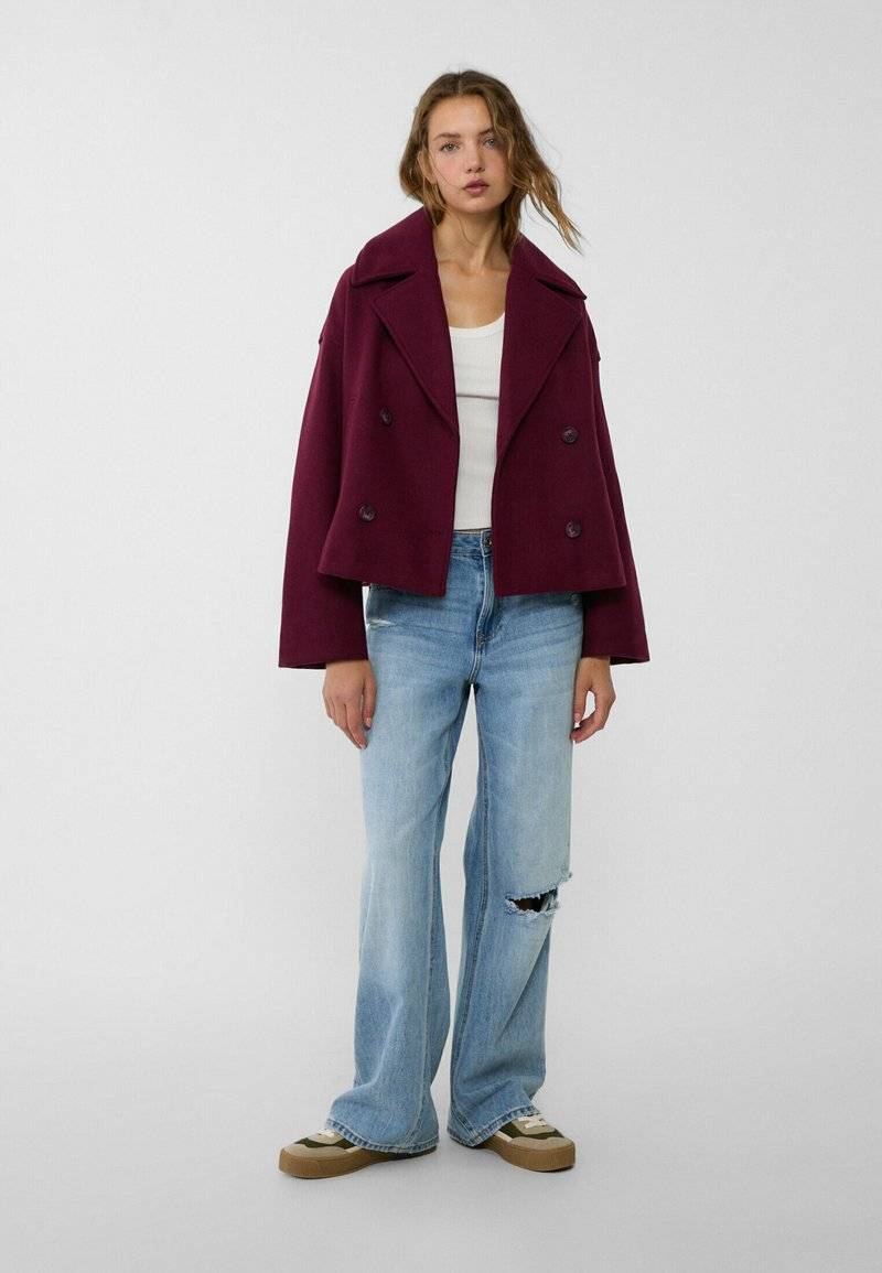 Stradivarius Stradivarius SOFT - Blazer - bordeaux Letzter Tag