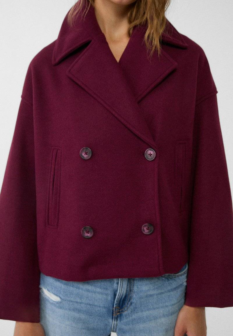 Stradivarius Stradivarius SOFT - Blazer - bordeaux Letzter Tag