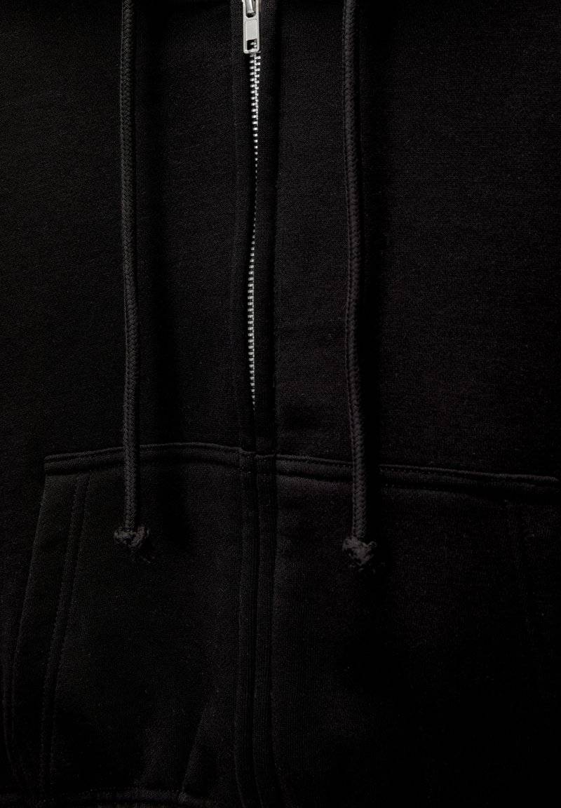 PULL&BEAR PULL&BEAR CROPPED - Zip-up sweatshirt - black Bis zu 50% Rabatt
