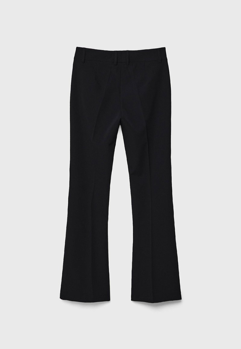 Stradivarius Stradivarius TAILORED FLARED - Trousers - black Bis zu 55% Rabatt