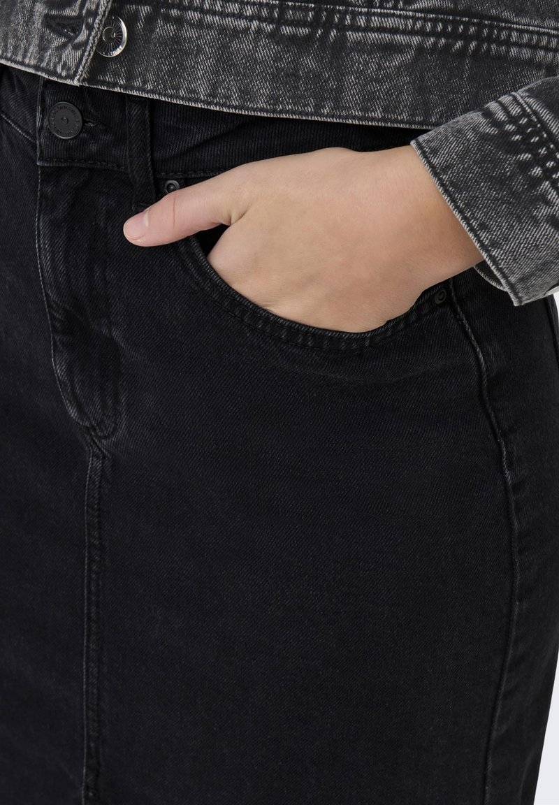 ONLY ONLY ONLBIANCA REA NOOS - Denim skirt - washed black Super Rabatt
