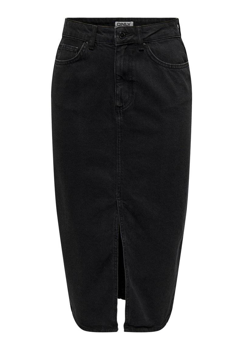 ONLY ONLY ONLBIANCA REA NOOS - Denim skirt - washed black Super Rabatt