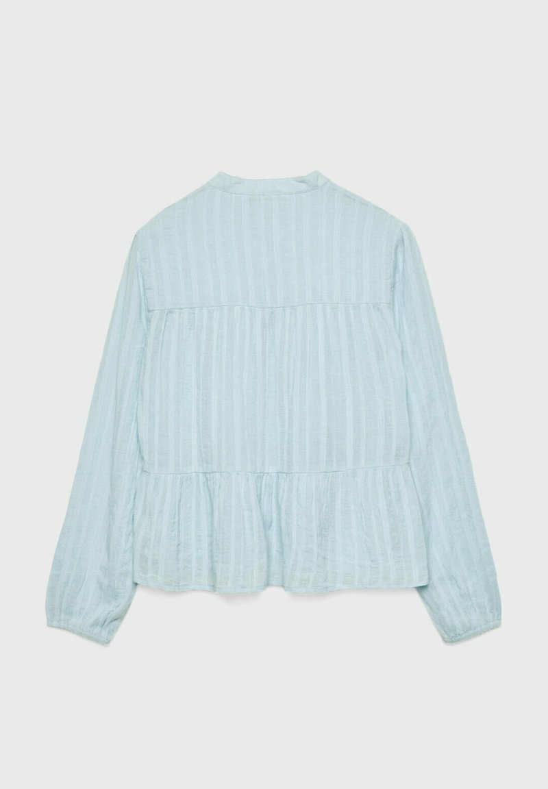 Stradivarius Stradivarius FLOWING BOHO - Blouse - light blue 2025